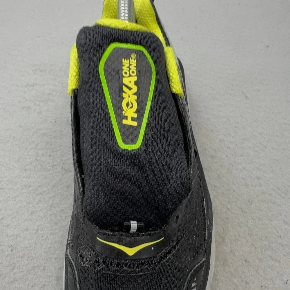 Hoka One One Challenger ATR 3 Running Shoes Mens Size 8 Black Lime Cushioned EVO